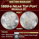 *Highlight* 1889-s Morgan Dollar Near Top Pop! $1 ms66+ SEGS (fc)