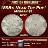 *Highlight* 1898-s Morgan Dollar Near Top Pop! $1 ms66+ SEGS (fc)