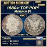 *Highlight* 1880-p Morgan Dollar TOP POP! $1 ms66+ PL SEGS (fc)