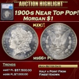 *Highlight* 1900-s Morgan Dollar Near Top Pop! $1 ms66+ PL SEGS (fc)