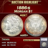 *Highlight* 1886-s Morgan Dollar $1 ms65+ SEGS (fc)
