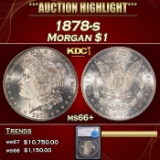 *Highlight* 1878-s Morgan Dollar $1 ms66+ SEGS (fc)
