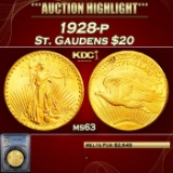*Highlight* PCGS 1928-p Gold St. Gaudens Double Eagle $20 ms63 PCGS (fc)