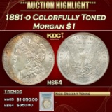 *Highlight* PCGS 1881-o Morgan Dollar Colorfully Toned $1 ms64 PCGS (fc)