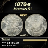 1878-s Morgan Dollar $1 Grades GEM+ Unc