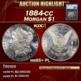 *Highlight* 1884-cc Morgan Dollar $1 ms65+ PL SEGS (fc)