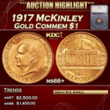 *Highlight* 1917 McKinley Gold Commem Dollar 1 ms66+ SEGS (fc)