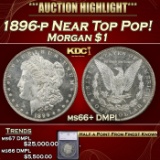 *Highlight* 1896-p Morgan Dollar Near Top Pop! $1 ms66+ DMPL SEGS (fc)