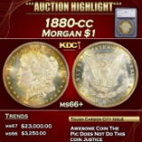 *Highlight* 1880-cc Morgan Dollar $1 ms66+ SEGS (fc)