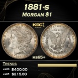 1881-s Morgan Dollar $1 Grades GEM+ Unc