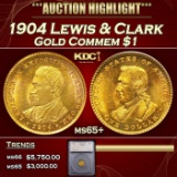 *Highlight* 1904 Lewis & Clark Gold Commem Dollar 1 ms65+ SEGS (fc)