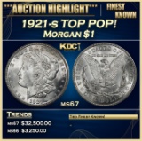 *Highlight* 1921-s Morgan Dollar TOP POP! $1 ms67 SEGS (fc)