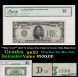 **Star Note** 1934 $5 Green Seal Federal Reseve Note Mule Note au53 Legacy