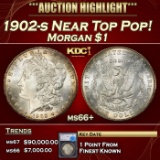 *Highlight* 1902-s Morgan Dollar Near Top Pop! $1 ms66+ SEGS (fc)