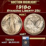 *Highlight* 1918-d Standing Liberty Quarter 25c ms67 SEGS (fc)