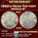 *Highlight* 1892-o Morgan Dollar Near Top pop! $1 ms66+ SEGS (fc)