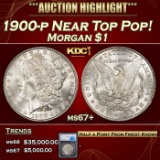 *Highlight* 1900-p Morgan Dollar Near Top Pop! $1 ms67+ SEGS (fc)