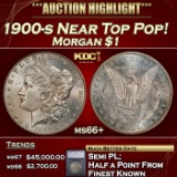 *Highlight* 1900-s Morgan Dollar Near Top Pop! $1 ms66+ SEGS (fc)