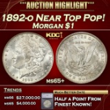 *Highlight* 1892-o Morgan Dollar Near Top Pop! $1 ms65+ SEGS (fc)