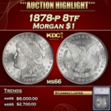 *Highlight* 1878-p 8tf Morgan Dollar $1 ms66 SEGS (fc)