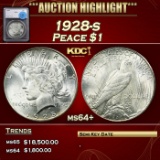 *Highlight* 1928-s Peace Dollar $1 ms64+ SEGS (fc)