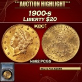 *Highlight* PCGS 1900-s Gold Liberty Double Eagle $20 ms62 PCGS (fc)