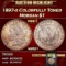 YC 1897-o Morgan Dollar Colorfully Toned $1 Select Unc USCG