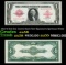 1923 $1 Red Seal United States Note Grades Choice AU/BU Slider Signatures Speelman/White