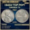 IC 1943-p Lincoln Cent TOP POP! 1c ms68+ SEGS