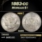1883-cc Morgan Dollar $1 Grades GEM Unc