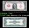 1923 $1 Red Seal United States Note Grades vf++ Signatures Speelman/White