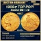 IC 1909-p Gold Indian Quarter Eagle TOP POP! $2 1/2 GEM++ Unc USCG