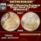 YC 1885-o Morgan Dollar Monster Rainbow Toned Near Top Pop! $1 ms68 SEGS