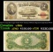 1917 $2 Large Size Legal Tender Note Thomas Jefferson Grades vf+ Signatures Speelman/White
