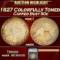 YC 1827 Capped Bust Half Dollar Colorfully Toned 50c ms64 SEGS