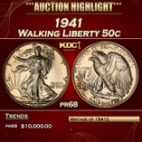 IC 1941 Proof Walking Liberty Half Dollar 50c pr68 SEGS