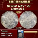 1878-p Rev '79 Morgan Dollar $1 ms65+ SEGS