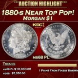 1880-s Morgan Dollar Near Top Pop! $1 ms68 PL SEGS