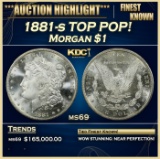 1881-s Morgan Dollar TOP POP! $1 ms69 SEGS