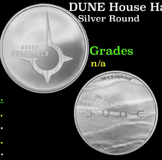 DUNE House Harkonnen 1 oz Silver Coin