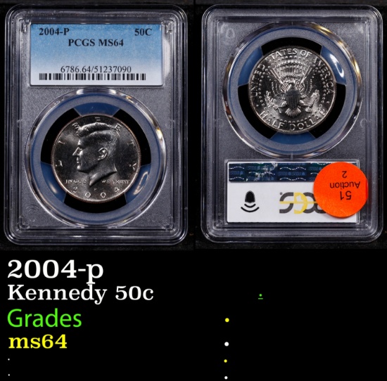 PCGS 2004-p Kennedy Half Dollar 50c ms64 PCGS