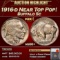 1916-d Buffalo Nickel Near Top Pop! 5c ms66+ SEGS