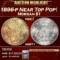 1886-p Morgan Dollar Near Top Pop! $1 ms67+ SEGS
