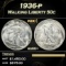 1936-p Walking Liberty Half Dollar 50c ms66+ SEGS