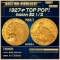 IO 1927-p Gold Indian Quarter Eagle TOP POP! $2 1/2 ms66+ USCG