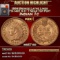 1864 Bronze Lathe Lines FS-1401 S-11 T Indian Cent Near Top Pop! 1c ms67 rd SEGS