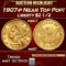1907-p Gold Liberty Quarter Eagle Near Top Pop! $2 1/2 ms67 SEGS