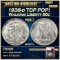 YO 1938-d Walking Liberty Half Dollar TOP POP! 50c ms67+ SEGS