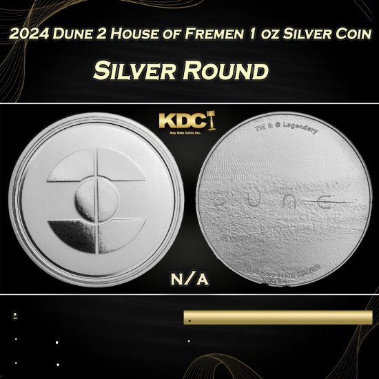 2024 Dune 2 House of Fremen 1 oz Silver Coin