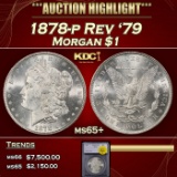 1878-p Rev '79 Morgan Dollar $1 ms65+ SEGS